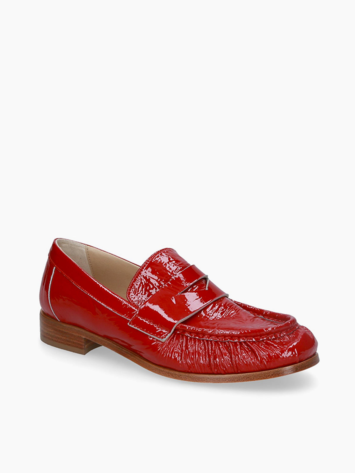 Nelly Mocassino Penny Loafers Rosso