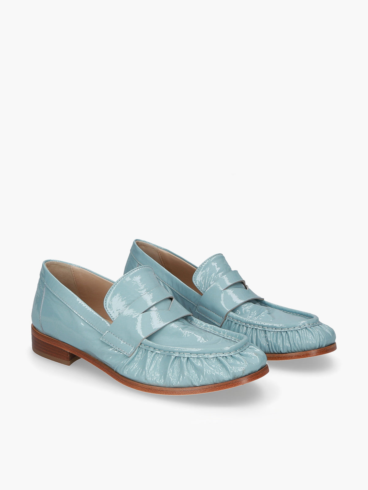 Nelly Mocassino Penny Loafers Sky