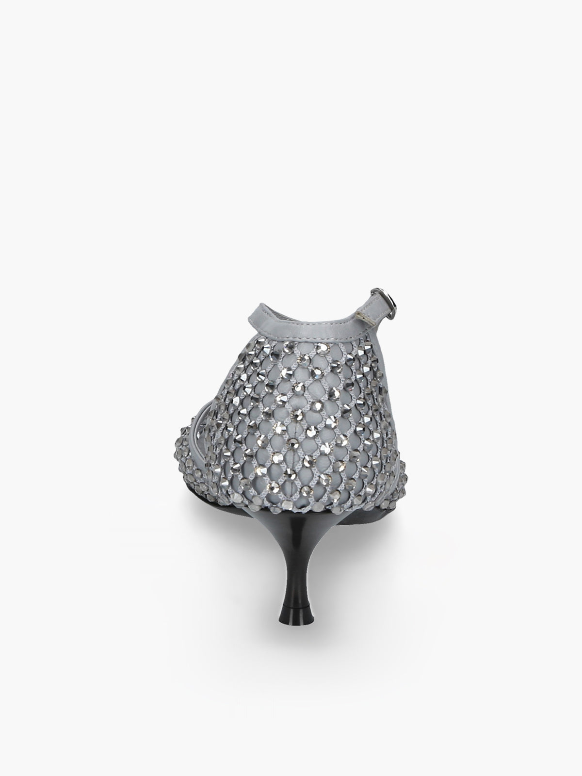 Shiny Décolleté Grey All Over Strass