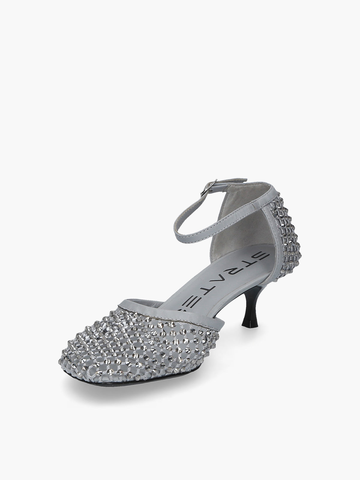 Shiny Décolleté Grey All Over Strass