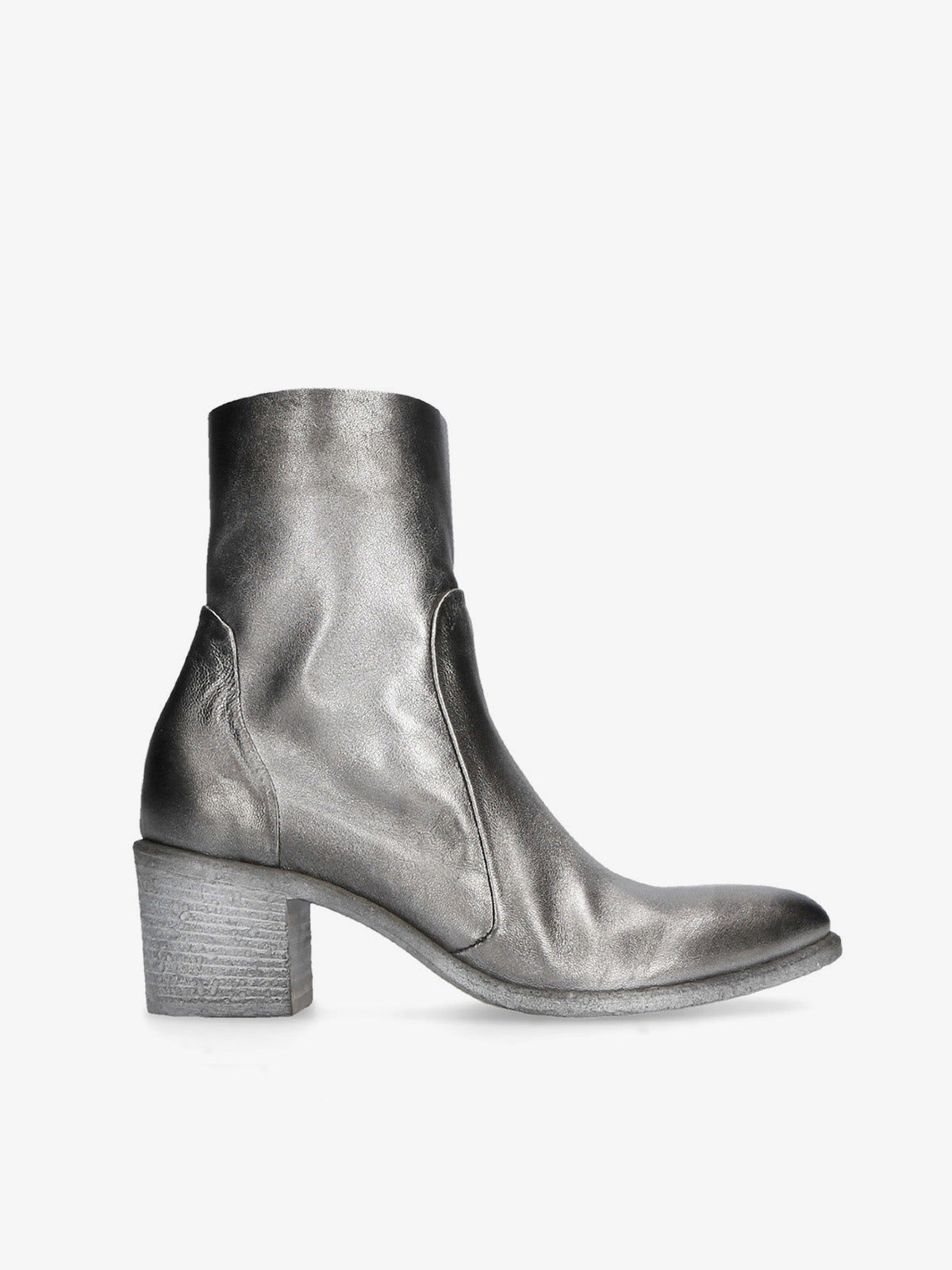 Say Laminated Leather Ankle Boot