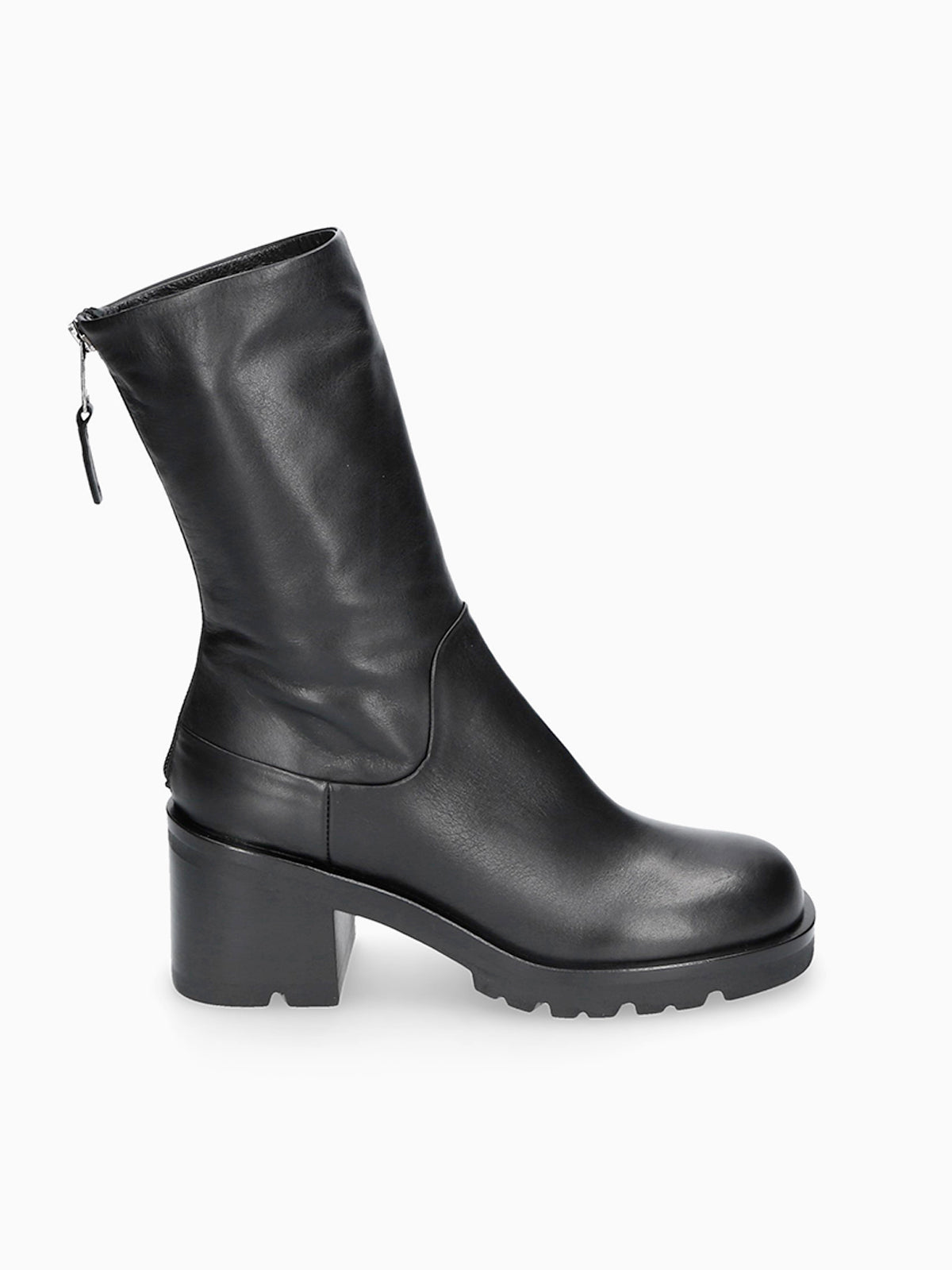 Jet Fitted Black Ankle Boot