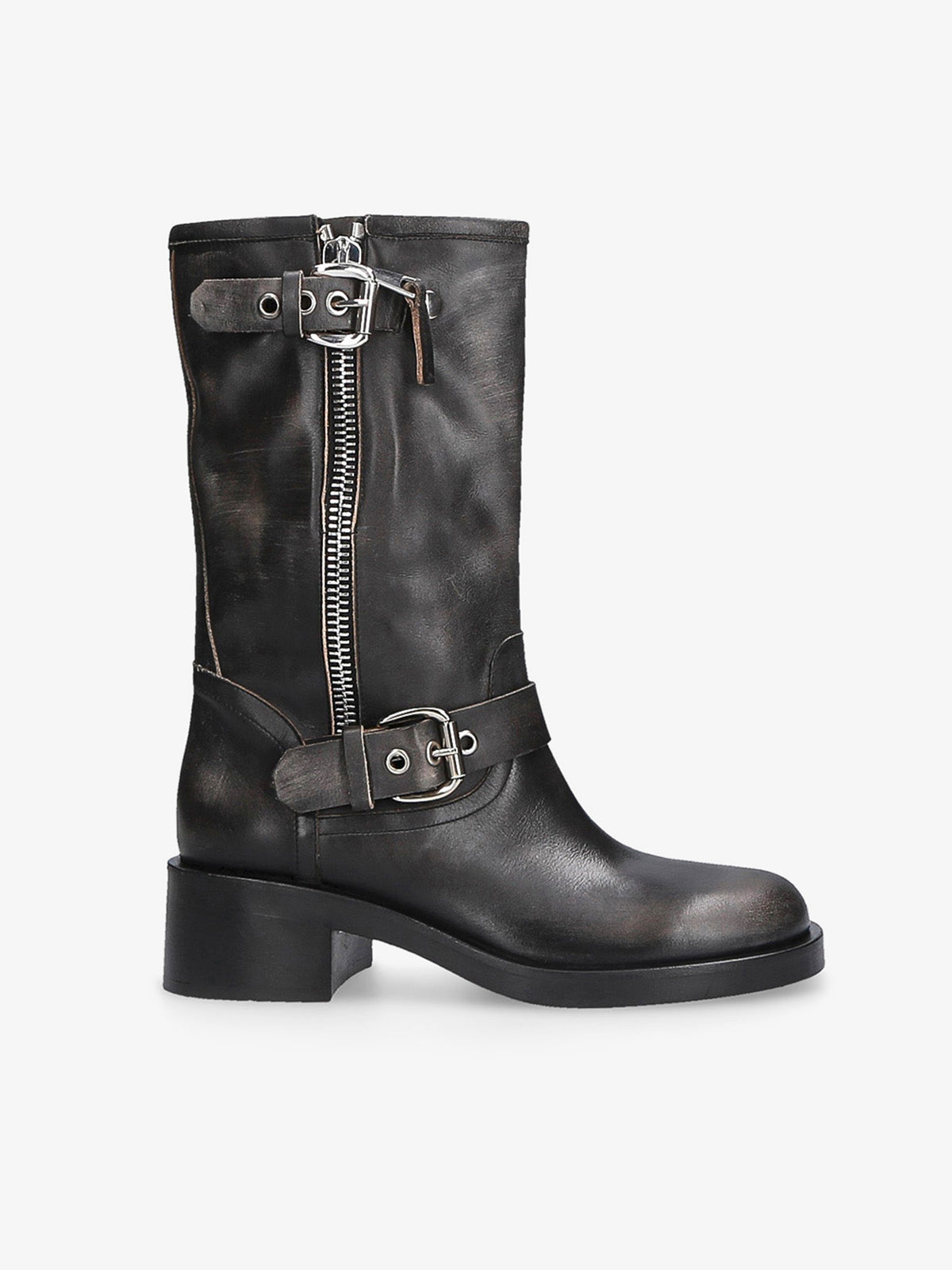 Road Biker Ankle Boot