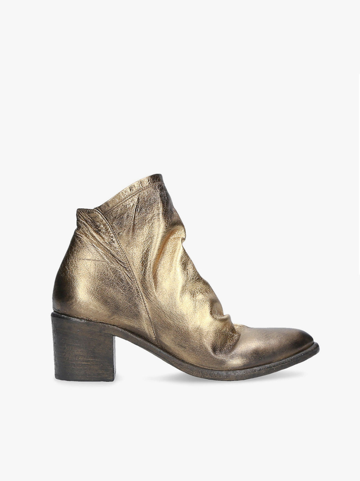 GOLD ANKLE BOOTS