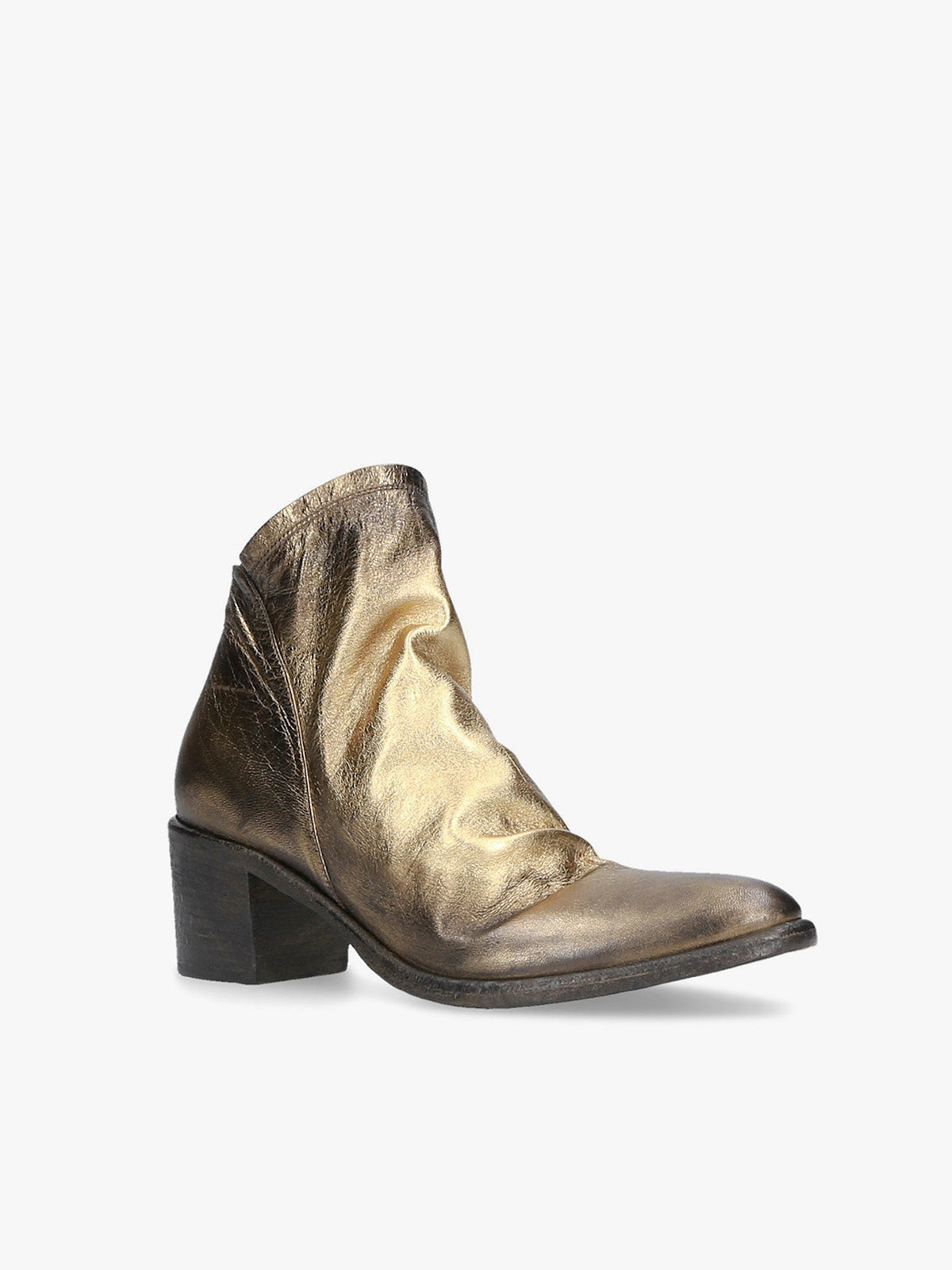 GOLD ANKLE BOOTS