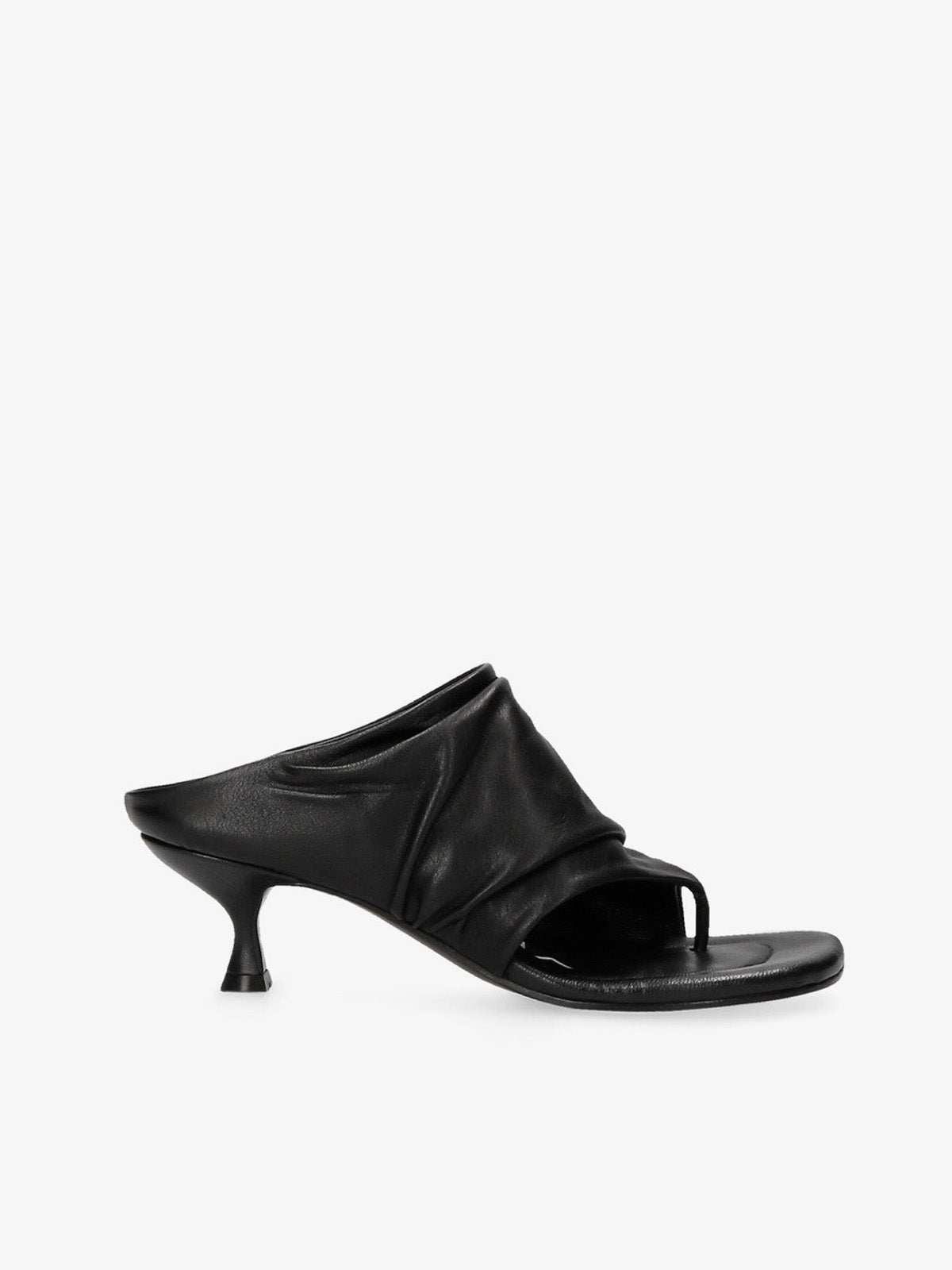 Black thong sandal