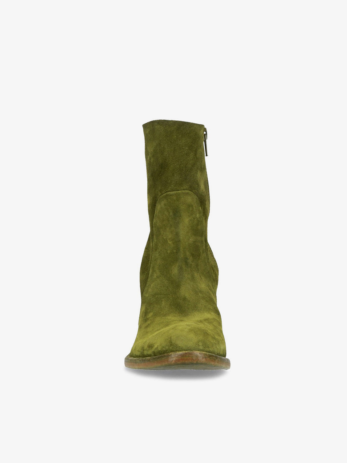 Suede Green Ankle Boot