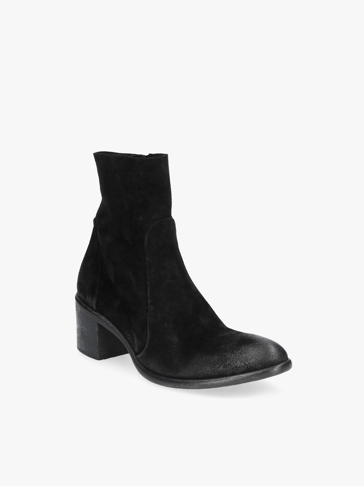 Black Suede Ankle Boot